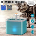 2L Haustier Trinkbrunnen Katzen Hunde Automatisch Wasserspender mit LED Licht