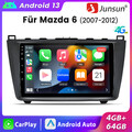 4+64G Carplay Für Mazda 6 2007-2012 Android 13 Autoradio GPS Navi BT WIFI 4G DAB