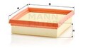 MANN-FILTER Luftfilter Motor Air Filter C 18 021