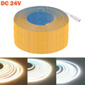 12V 24V Premium COB LED Streifen Stripe Band Kaltweiß Warmweiß Keine Lichtpunkte