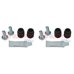 2X AUTOFREN FÜHRUNGSHÜLSEN-SATZ BREMSSATTEL HINTEN VORNE passend für HONDA ACCOR