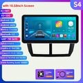 4G+32GB 10.33" Autoradio Für Subaru Forester Impreza Android GPS Navi DSP DAB BT