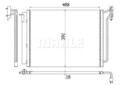 MAHLE KLIMAKONDENSATOR MIT TROCKNER passend für BMW X5