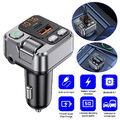 Bluetooth5.1 Autoadapter Fm-Transmitter Usb 3 5 Mm Audio Aux Freisprech-Mp3- ↑