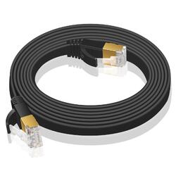 20m CAT 7 Netzwerkkabel Patchkabel Flachkabel RJ45 PC LAN Kabel Ethernet Flach