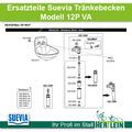 Ersatzteile für SUEVIA Tränkebecken Modell 12P VA ¾"
