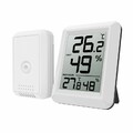 Funk Wetterstation mit 1 Außensensor Digitale Thermometer Innen Außen Hygrometer
