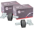 2X A.B.S. QUERLENKERLAGER BUCHSE HINTEN INNEN UNTEN passend für FORD GALAXY MOND