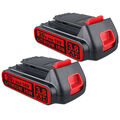 2X Für BLACK+DECKER 18V 3,8Ah Akku Lithium BL2018 BL1318 BL4018 BL1518 LBXR20