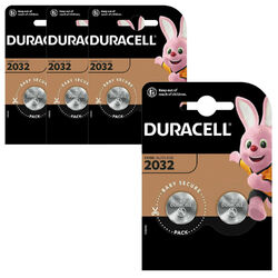 4x Duracell Knopfzelle Lithium CR2032 DL2032 3V Batterien 2er Blister