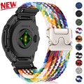 Für Garmin Fenix 8 E 7 7X 6 6X Pro 5 5X Plus 3 HR Mk3i Quick Fit Nylon Armband