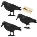 3x Taubenabwehr Vogelabwehr Krähe Raben Attrappe Tauben Vogel Schreck Scheuche