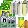 MANN INSPEKTIONSPAKET+MOBIL 1 5W-30 ÖL passend für MERCEDES ML GLE W166 250 CDI
