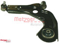 METZGER 58040701 Lenker, Radaufhängung vorne links für FORD COURIER FIESTA MAZDA