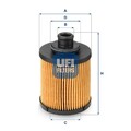UFI Ölfilter 25.031.00 für ALFA ROMEO  passend für FIAT FORD LANCIA OPEL