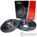 2X MAXGEAR BREMSSCHEBEIBEN 236mm VOLL VORNE PASSEND FÜR SKODA FAVORIT FELICIA