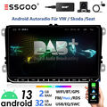 DAB+ Carplay Autoradio Android 13 GPS WIFI RDS Für VW GOLF 5 6 Touran Tiguan EOS