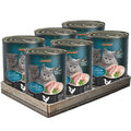 Leonardo Kitten Reich an Geflügel Katzenfutter nass | Getreidefrei | 6 x 800 g