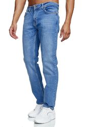 Herren Jeans Hose Stretch Übergröße Übergrößen 5 Pocket Jeanshose Blau