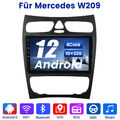 1+32G 9"Android 12 Autoradio GPS Navi DAB+ WiFi Für Mercedes Benz CLK W209 W203