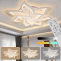 Acryl Deckenleuchte LED Dimmbar Wohnzimmer Deckenlampe Mit Fernbedienung 80W Gqr