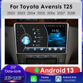 8-Kern Autoradio DSP Für Toyota Avensis 2002-2008 Android 13 Carplay Nav GPS USB