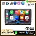 Android 14 6+128G Carplay Autoradio GPS DSP 4G Für VW GOLF 5 Touran Caddy Passat