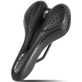WEST BIKING Weich Gepolsterte MTB Rennrad Fahrrad Gel Sattel Sitz Kissen Schwarz