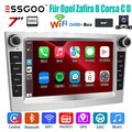CarPlay Autoradio Android14 DAB KAM FM BT für Opel Corsa C/D Zafira B Astra G H
