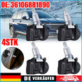 4x Reifendrucksensor RDKS 36106881890 für BMW 1er F20 F21 2er F22 F23 F45 433MHz
