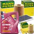 MANN INSPEKTIONSPAKET+5L MANNOL 5W-40 MOTORÖL passend für MERCEDES A KLASSE W168