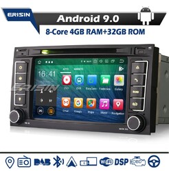 4+32GB 8-Kern CarPlay Android 9.0 Navi Autoradio Für VW Touareg T5 Multivan DAB+