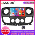 4+64G Carplay Autoradio GPS KAM Für Opel Movano B Renault Master 3 Nissan NV400