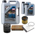 FEBI BILSTEIN Inspektionspaket 7L Liqui Moly Top Tec 4600 5W-30 für Citroën
