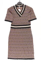 ⭐ Heine Kurzarmkleid Kleid für Damen Gr. 36, S mehrfarbig aus Viskose ⭐