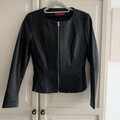 Hugo Boss Lammlederjacke Schwarz Gr.M Wie Neu