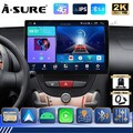 8-Core Android 14 AutoRadio DAB+ Kam Navi Für Toyota Aygo Citroen C1 Peugeot 107