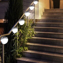 Zaunleuchte Außenwandlampe Solarleuchte LED Gartenleuchte Terrassenlampe 6er Set
