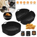 3STK Airfryer Zubehör Silikonform Für Heißluftfritteuse Silikoneinsatz Air Fryer