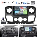 Autoradio Android 13 Für Opel Movano B Renault Master 3 Carplay DAB+ GPS Nav KAM