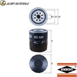 ÖLFILTER OC 485 FÜR AUDI A8/D3/D2 A6/C5/C6/C4 A4/B6/Convertible/B5/B7 ALLROAD  