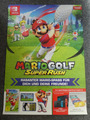 Nintendo Poster (80 x 60 cm). Mario Golf Super Rush. Hochglanz Druck.