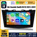 2+32G Android 14 Radio Carplay RDS FM GPS Nav für Suzuki Swift 4 IV FZ 2010-2016
