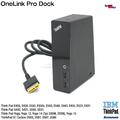 LENOVO THINKPAD DOCKING STATION ONE LINK PRO DOCK DU9033SA IBM E450 550 YOGA 12 