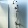 Duschsystem mit Thermostat Duscharmatur Regendusche Duschset Duschsäule Dusche