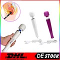 Wasserdicht Massagestab Magic Wand Massager Massagegerät Vibrator Stark EU Plug