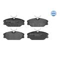 Meyle 025 231 7218 Bremsbelagsatz Scheibenbremse Vorne für Renault Clio II
