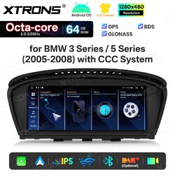 IPS 8,8" 8-Kern Android 14 Autoradio 2G+64G GPS Navi für BMW E60 E90 E61 E92 CCC