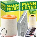 MANN FILTER FILTERSET passend für AUDI A6 A7 C7 4G 3.0 TFSI QUATTRO 333+340 PS
