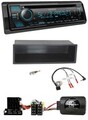 Kenwood Bluetooth USB CD Lenkrad DAB Autoradio für VW Passat Golf IV Polo schwar